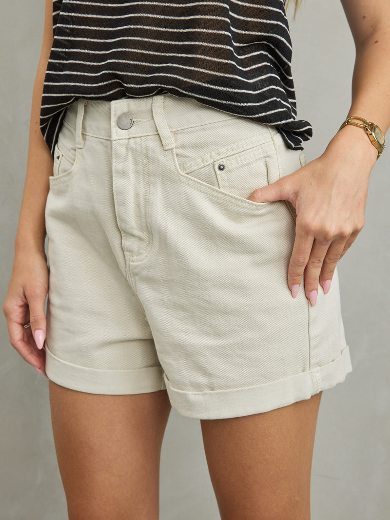 ג'ינס קצר  ברבי | בז'