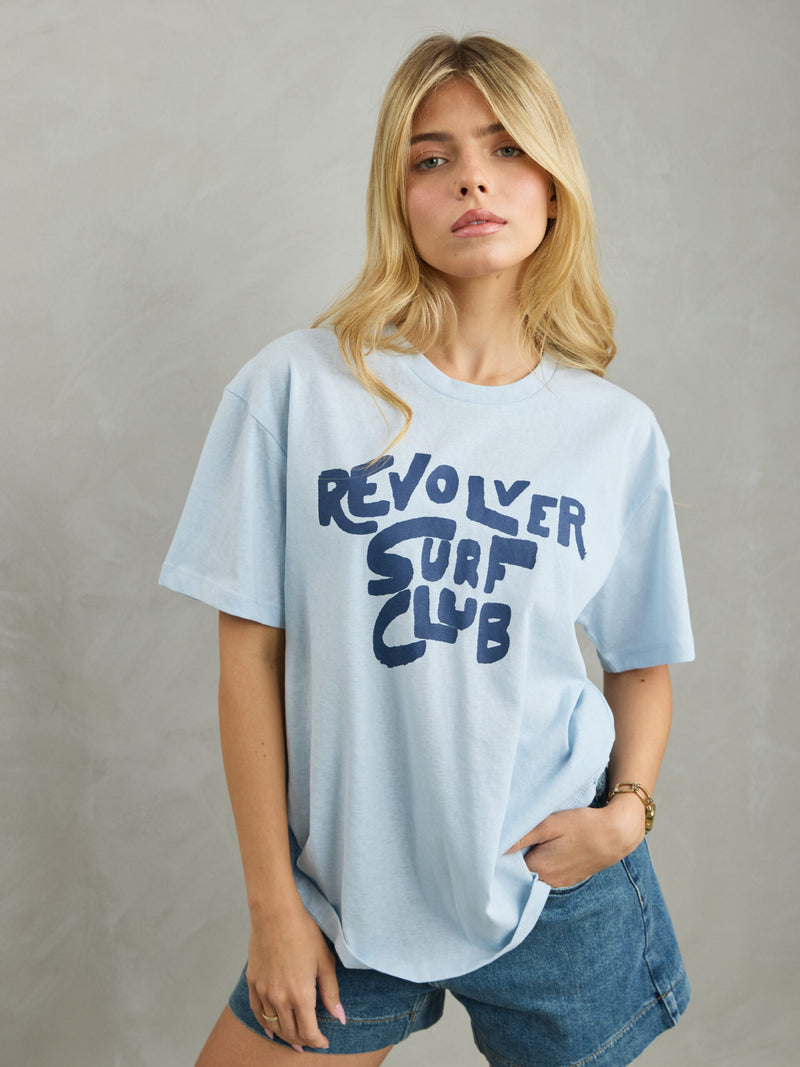 טישירט הדפס  קלאב | כחול