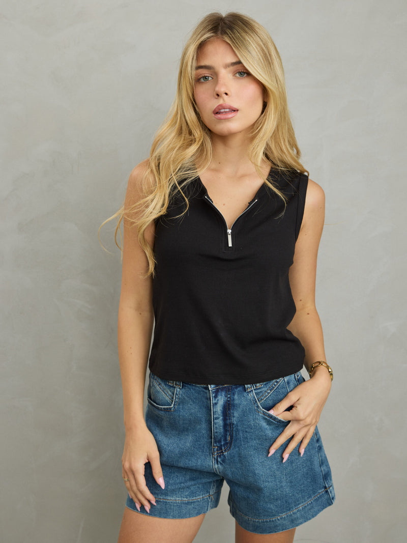 גופיית בייסיק רובין | שחור