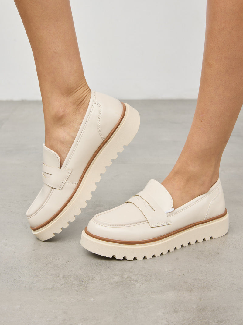 מוקסין סוליית טרקטור לוקס | בז'