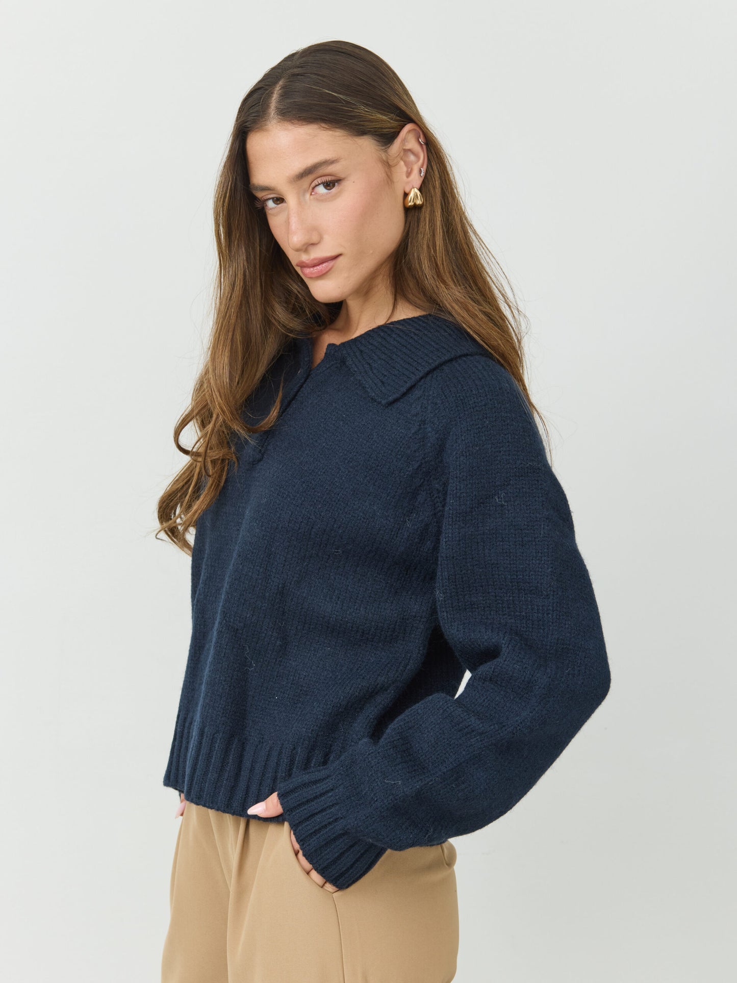 סוודר פולו הנרי | כחול