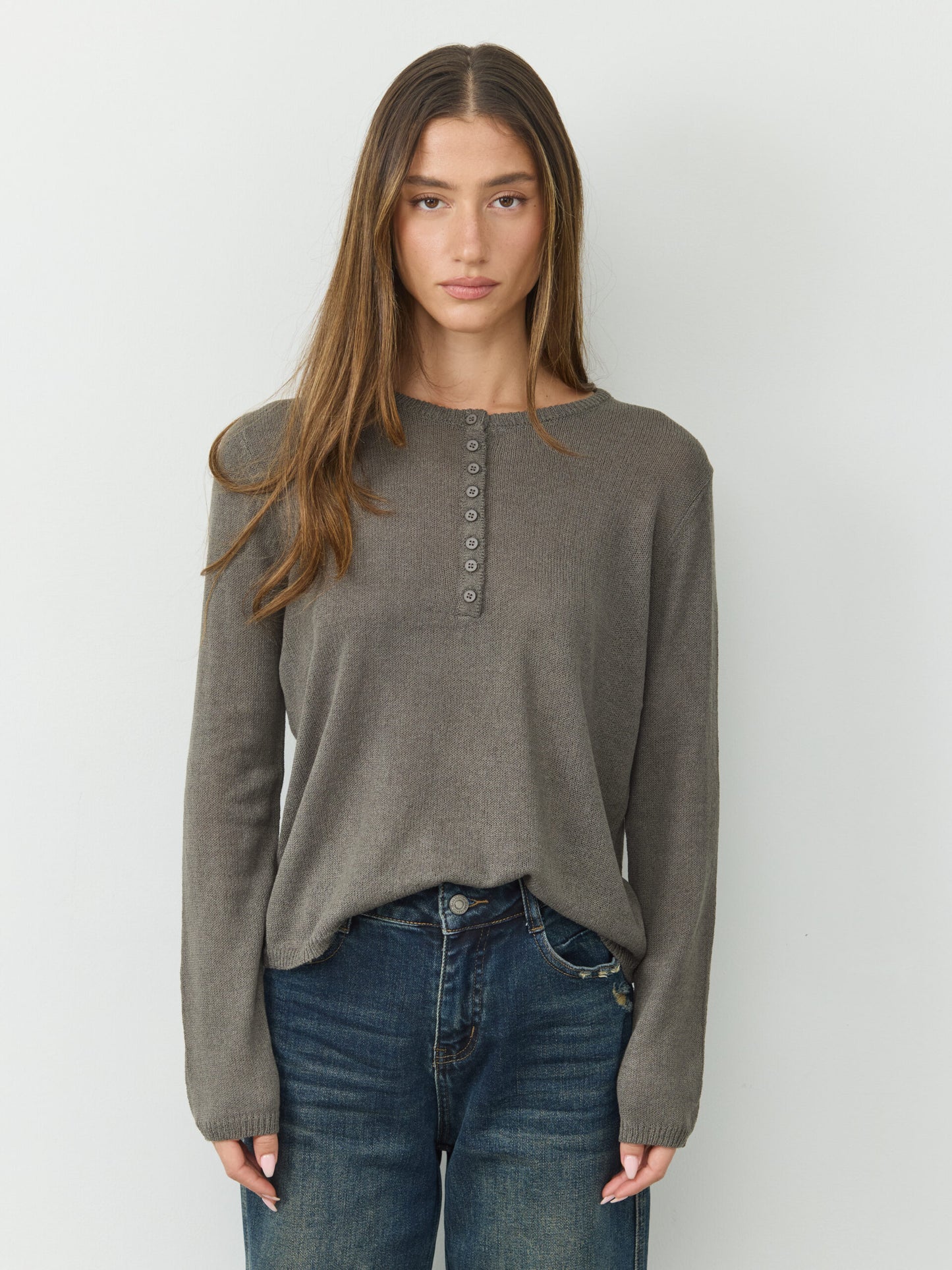 סריג קרלה | אפור כהה