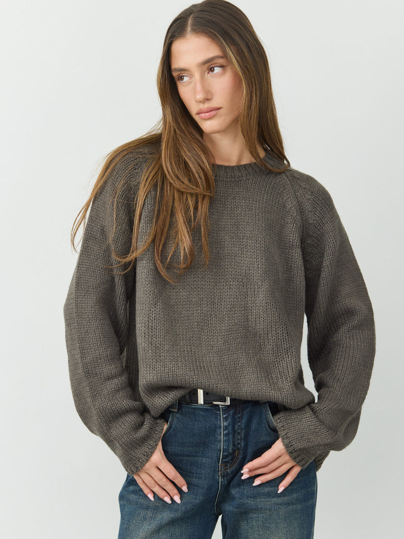 סוודר אלכס | אפור כהה