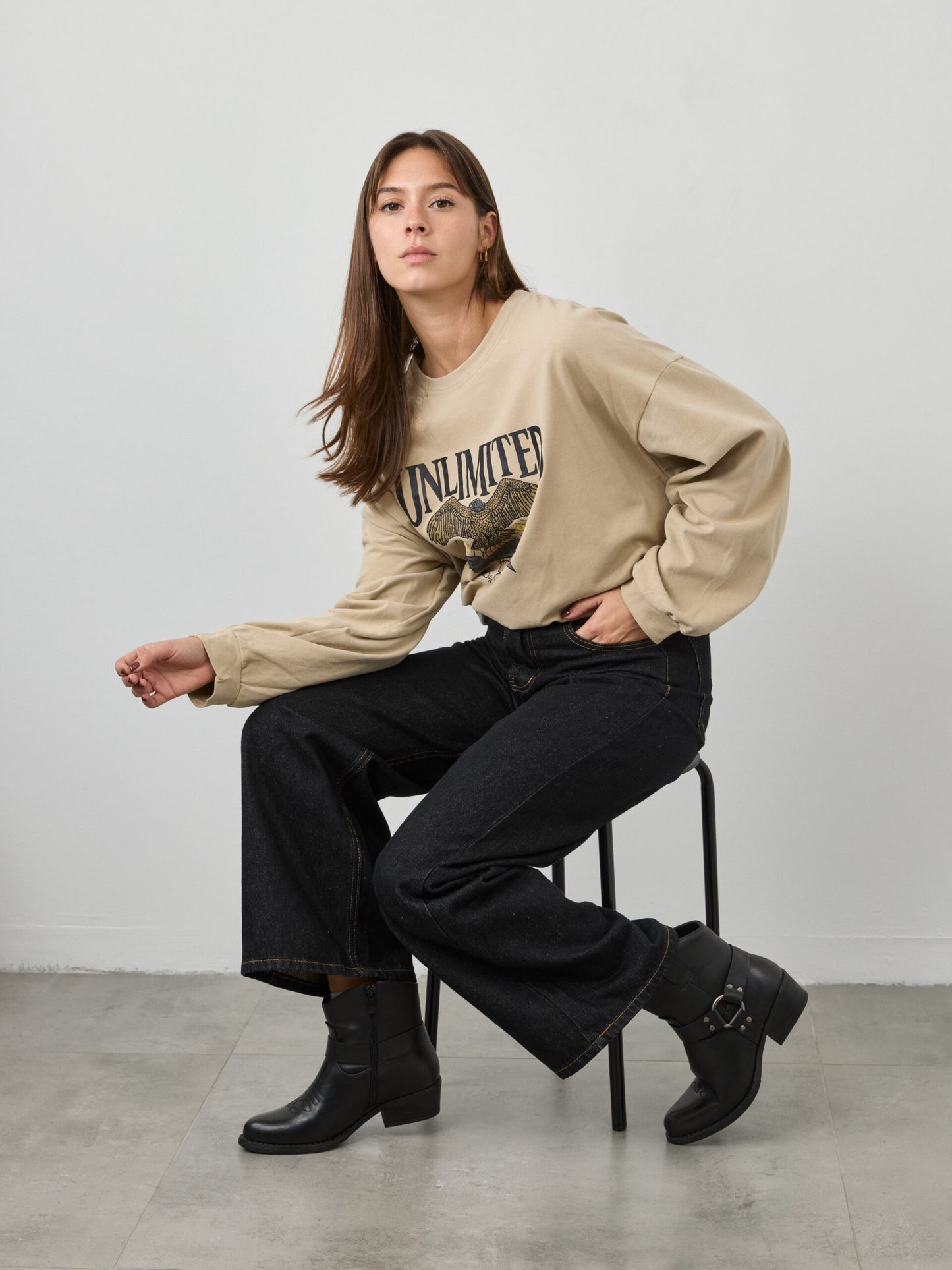 מגפוני בוקרים אבזם ברדלי | שחור