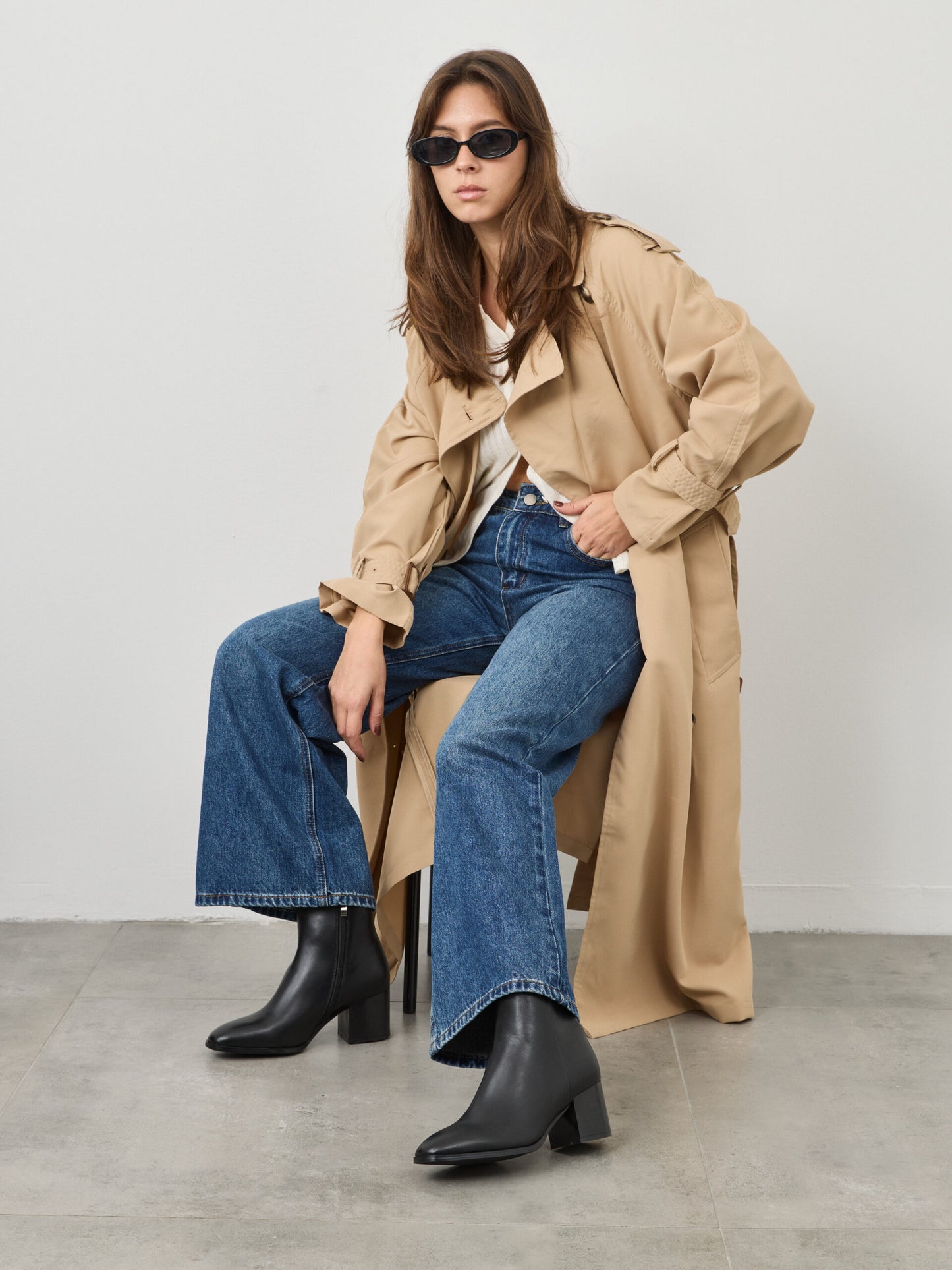 מגפוני עקב סבין | שחור