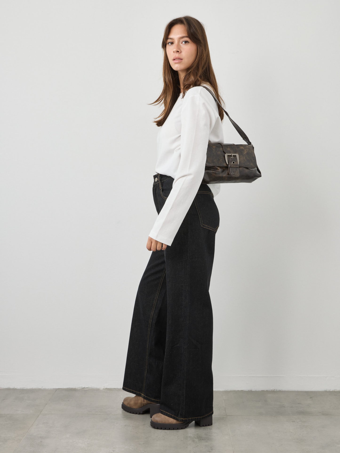 מגפוני סוליית טרקטור  עקב  סיינט | חאקי