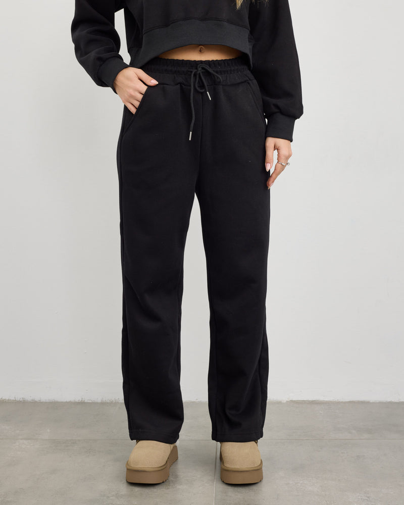 מכנסיי פוטר ארוכים לוגן | שחור