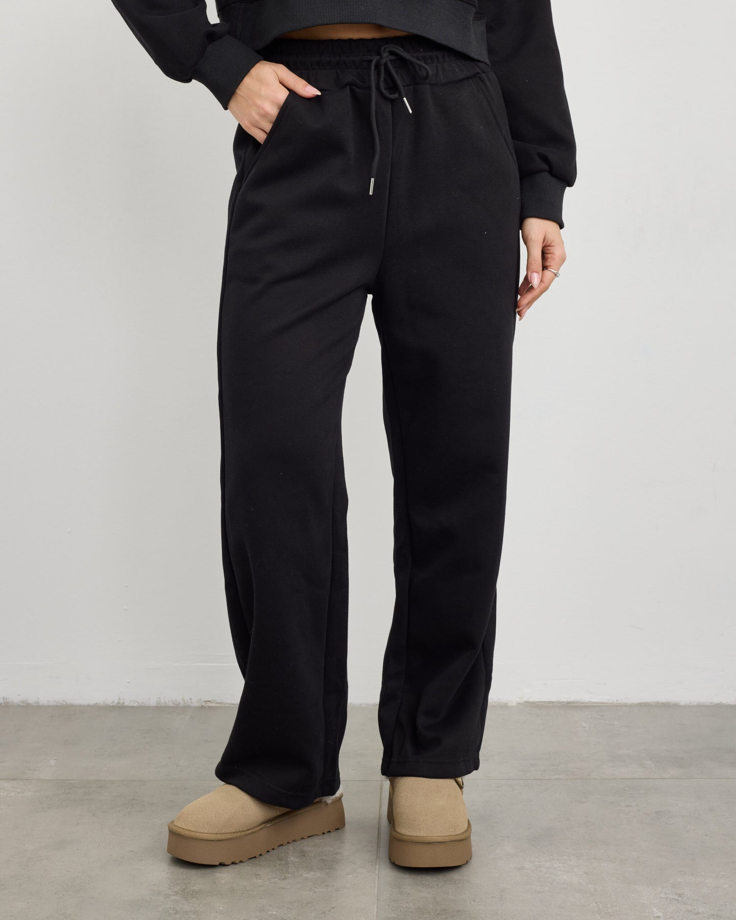 מכנסיי פוטר ארוכים לוגן | שחור