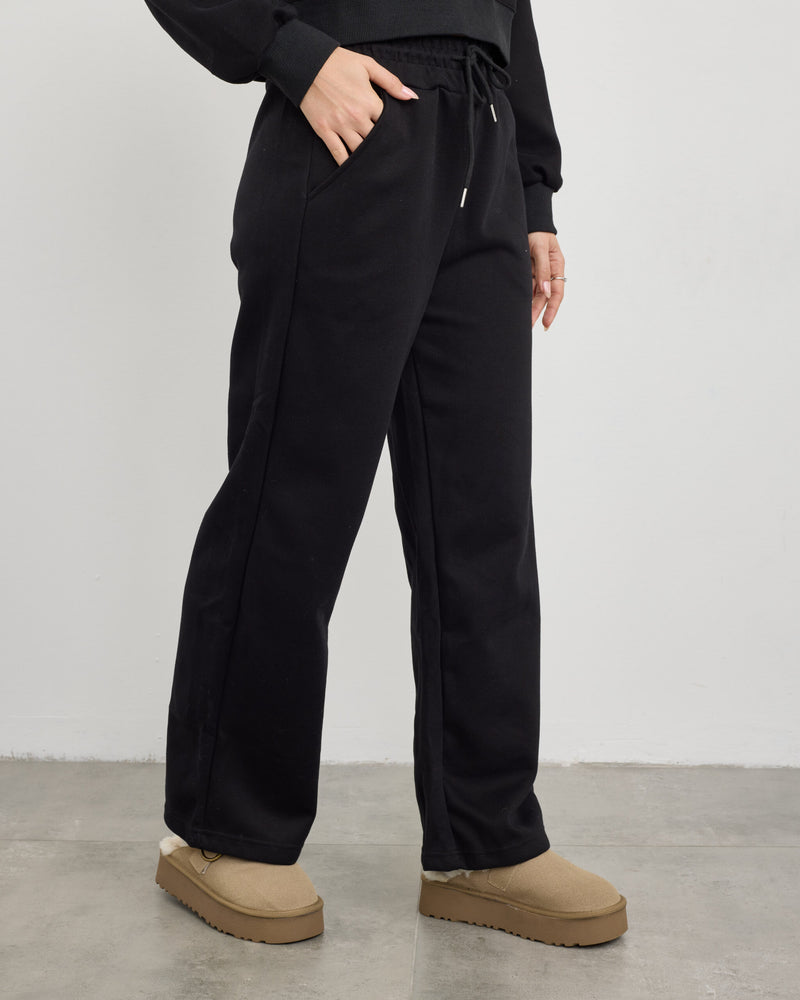 מכנסיי פוטר ארוכים לוגן | שחור