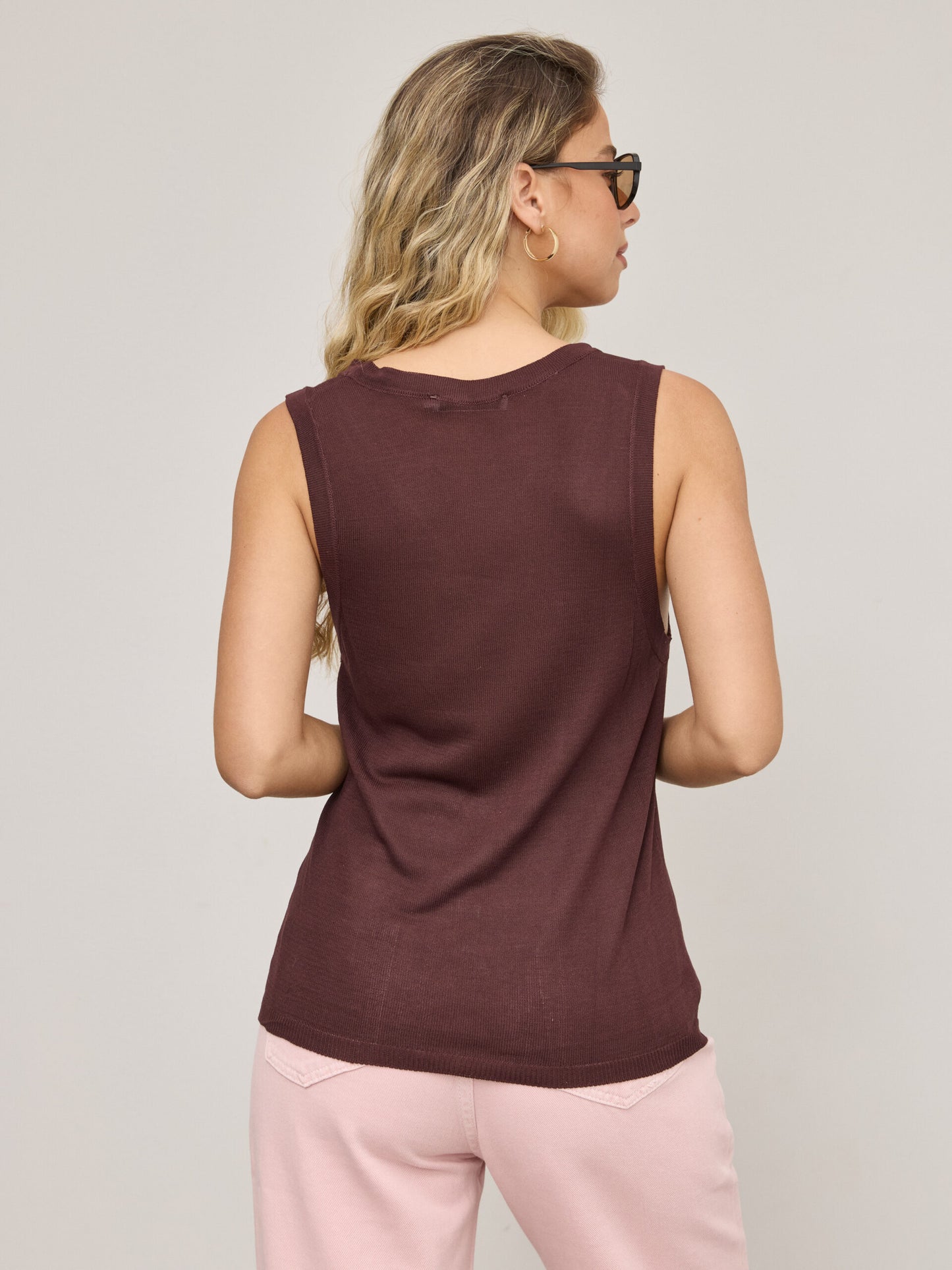 גופיית אוליביה | בורדו