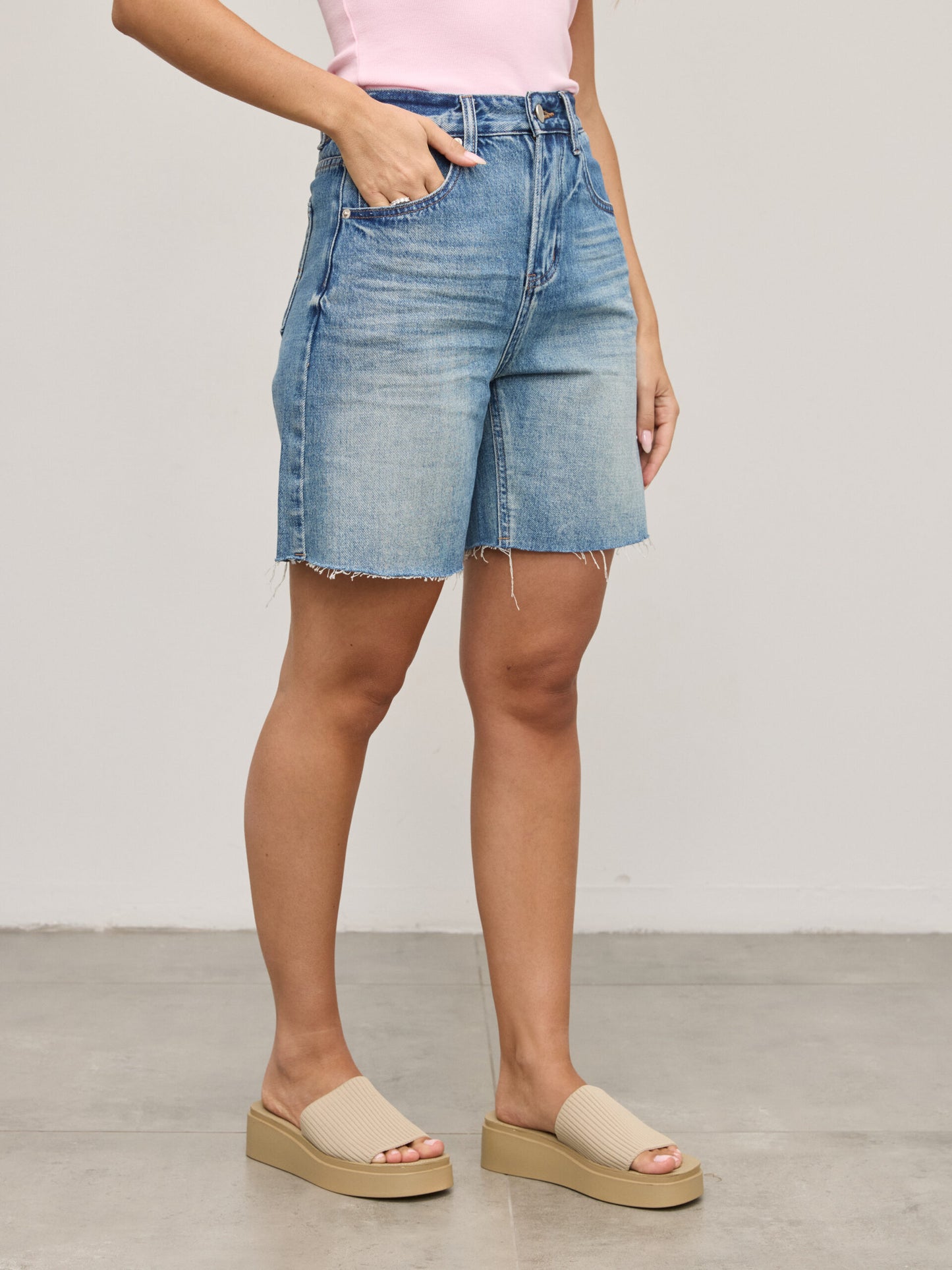 ג'ינס ברמודה טוני | כחול