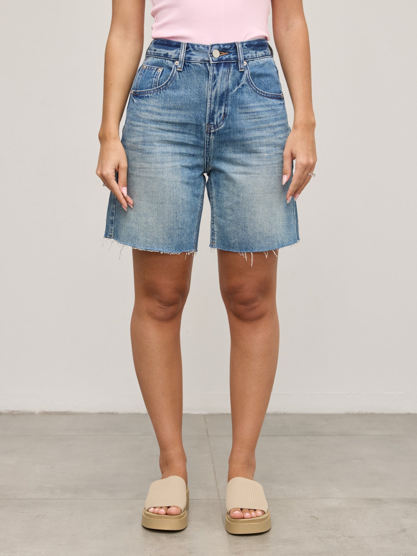 ג'ינס ברמודה טוני | כחול