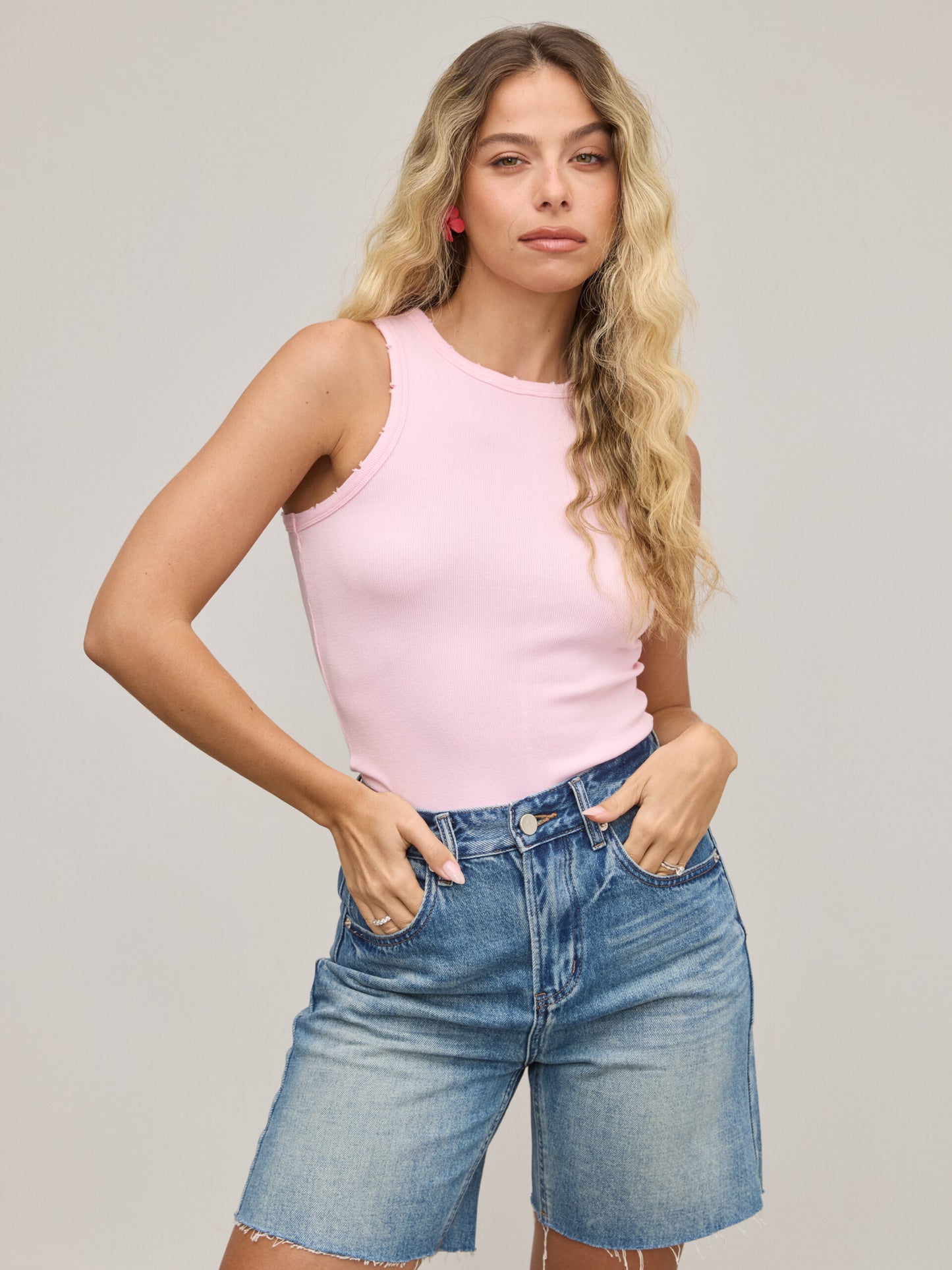 ג'ינס ברמודה טוני | כחול