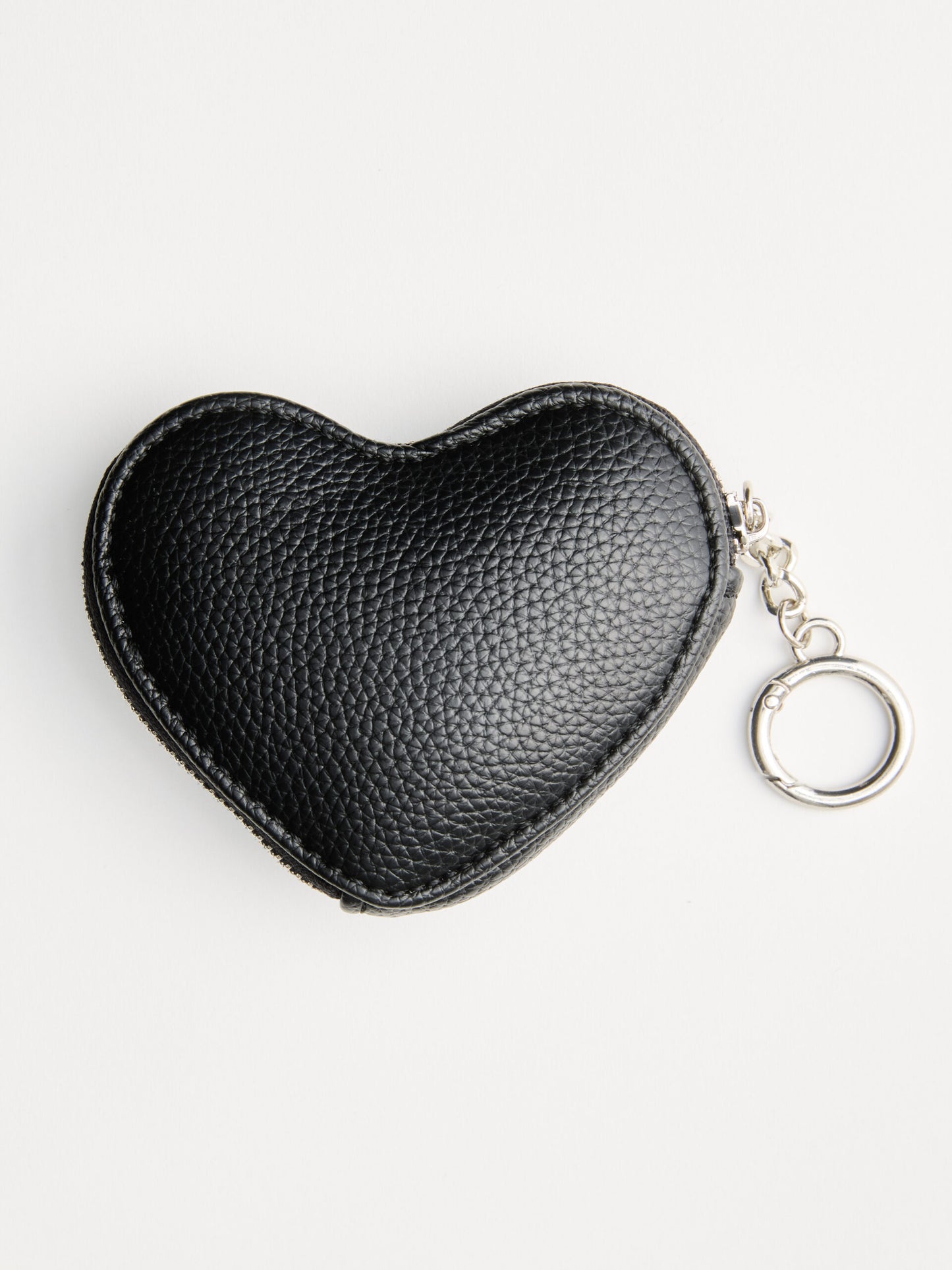 ארנק מחזיק מפתחות בצורת לב | שחור