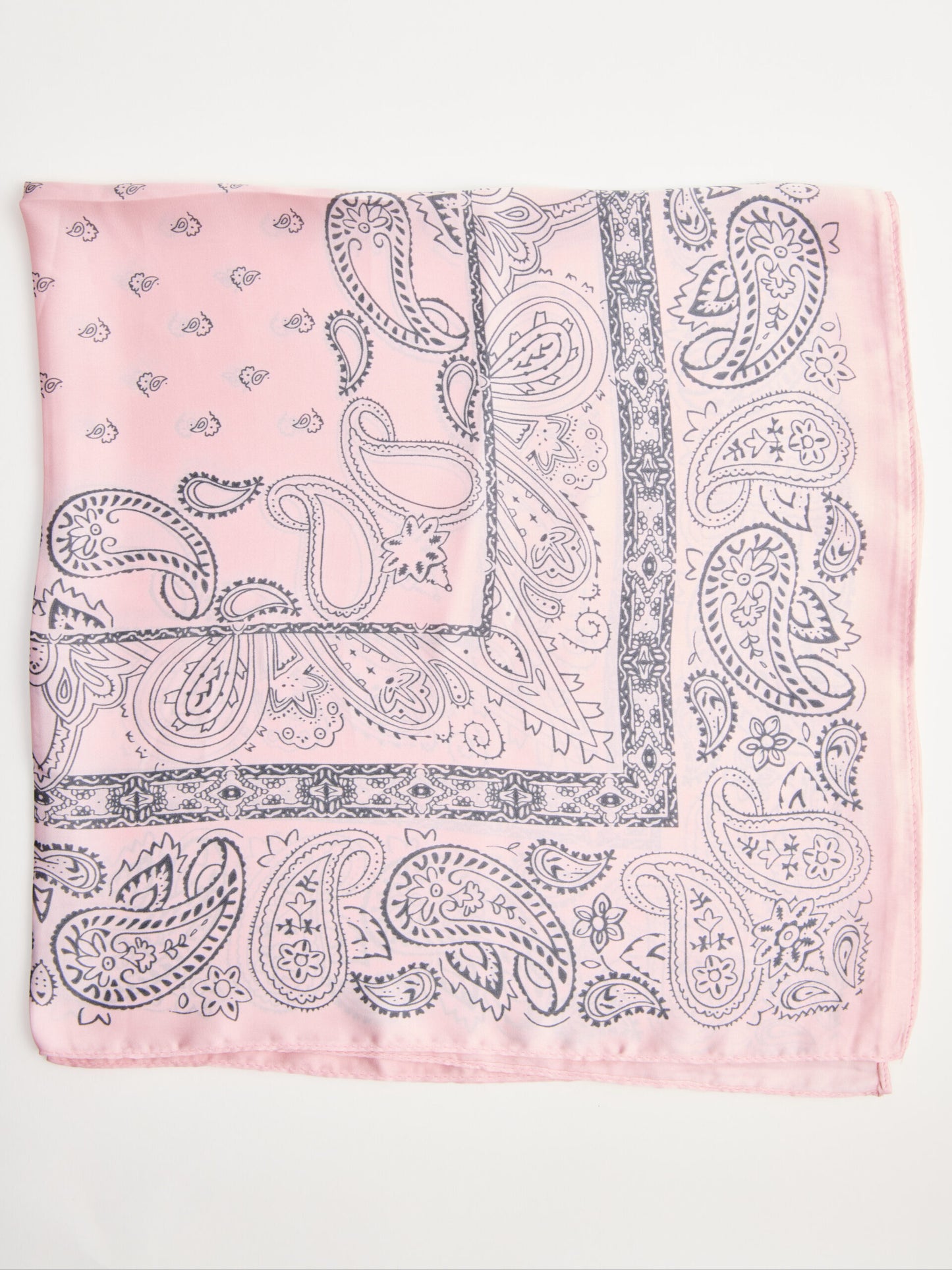 מטפחת הדפס פייזלי I ורוד