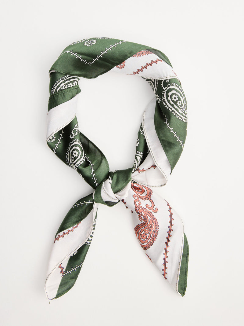 מטפחת הדפס פייזלי I ירוק