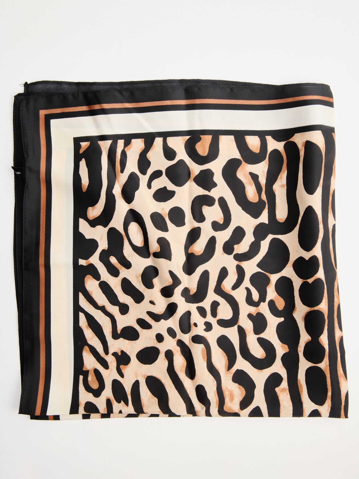 מטפחת הדפס מנומר I חום