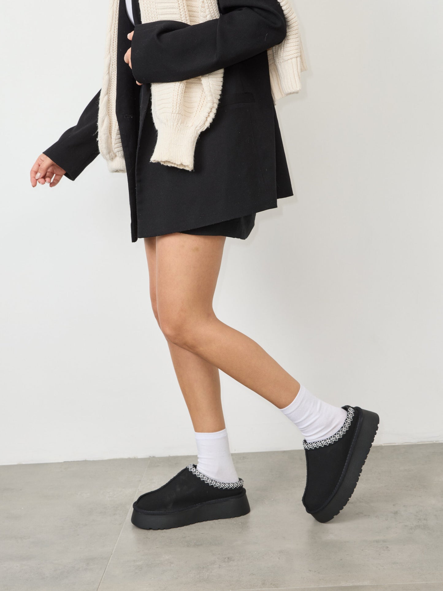 מיולס פלטפורמה דרו | שחור