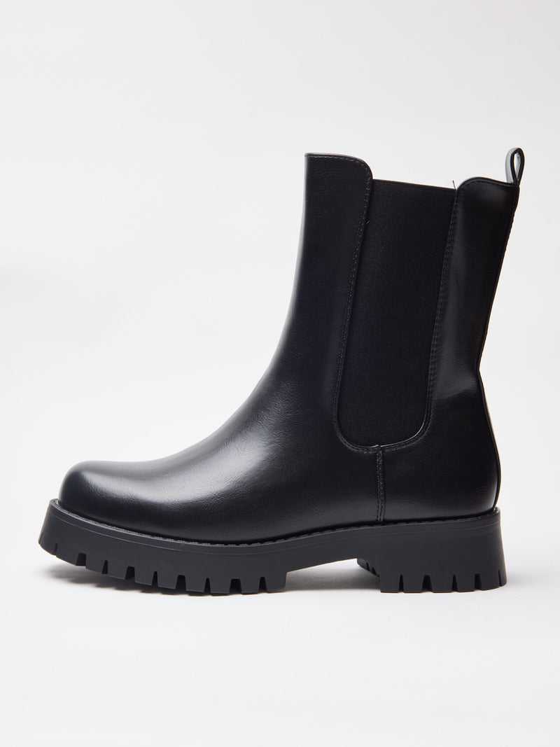 מגפוני סוליית טרקטור ריידר | שחור