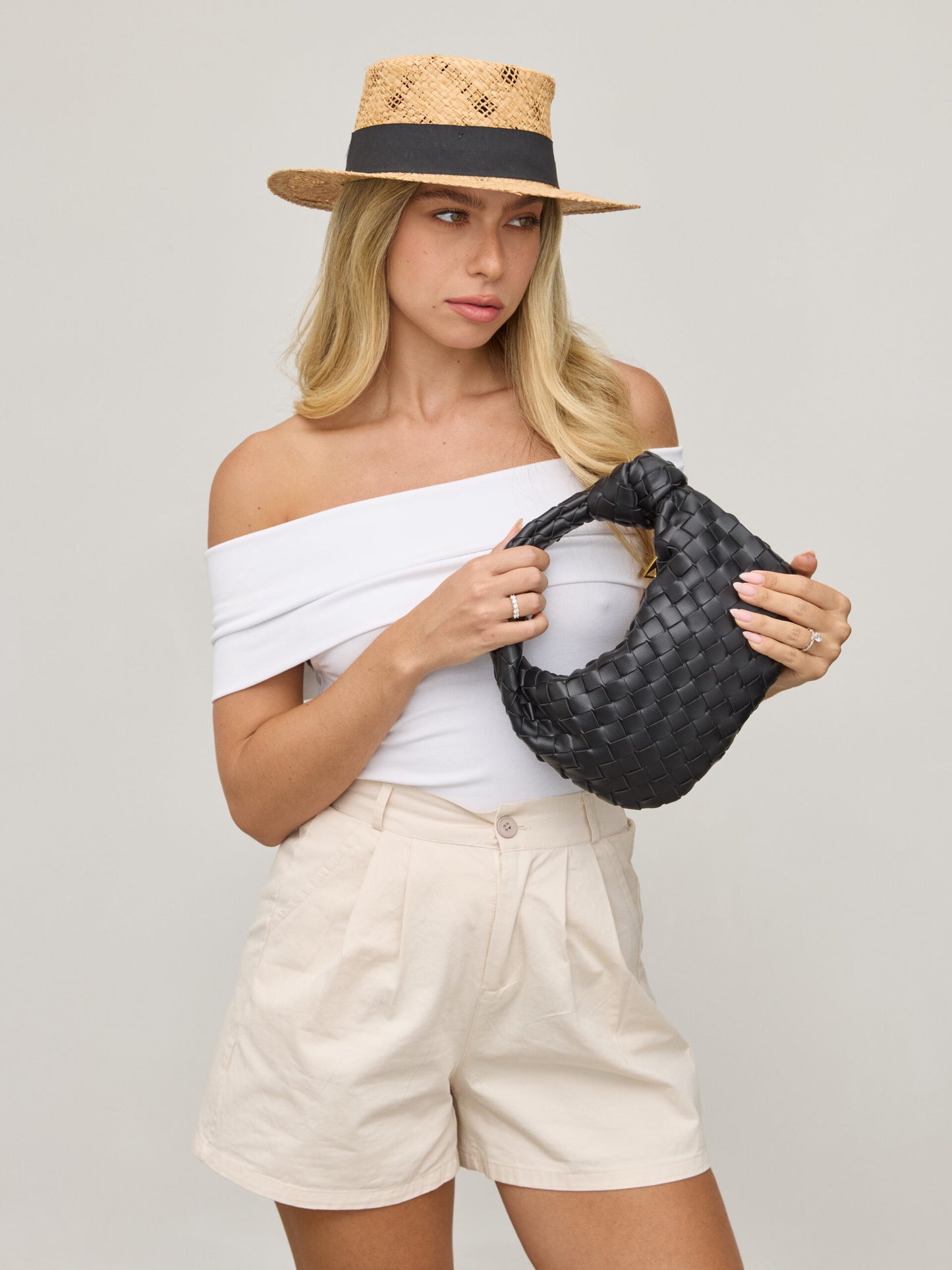 כובע קש קרוז | בז'