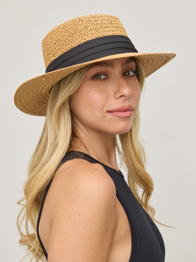 כובע קש אטיאן | חום