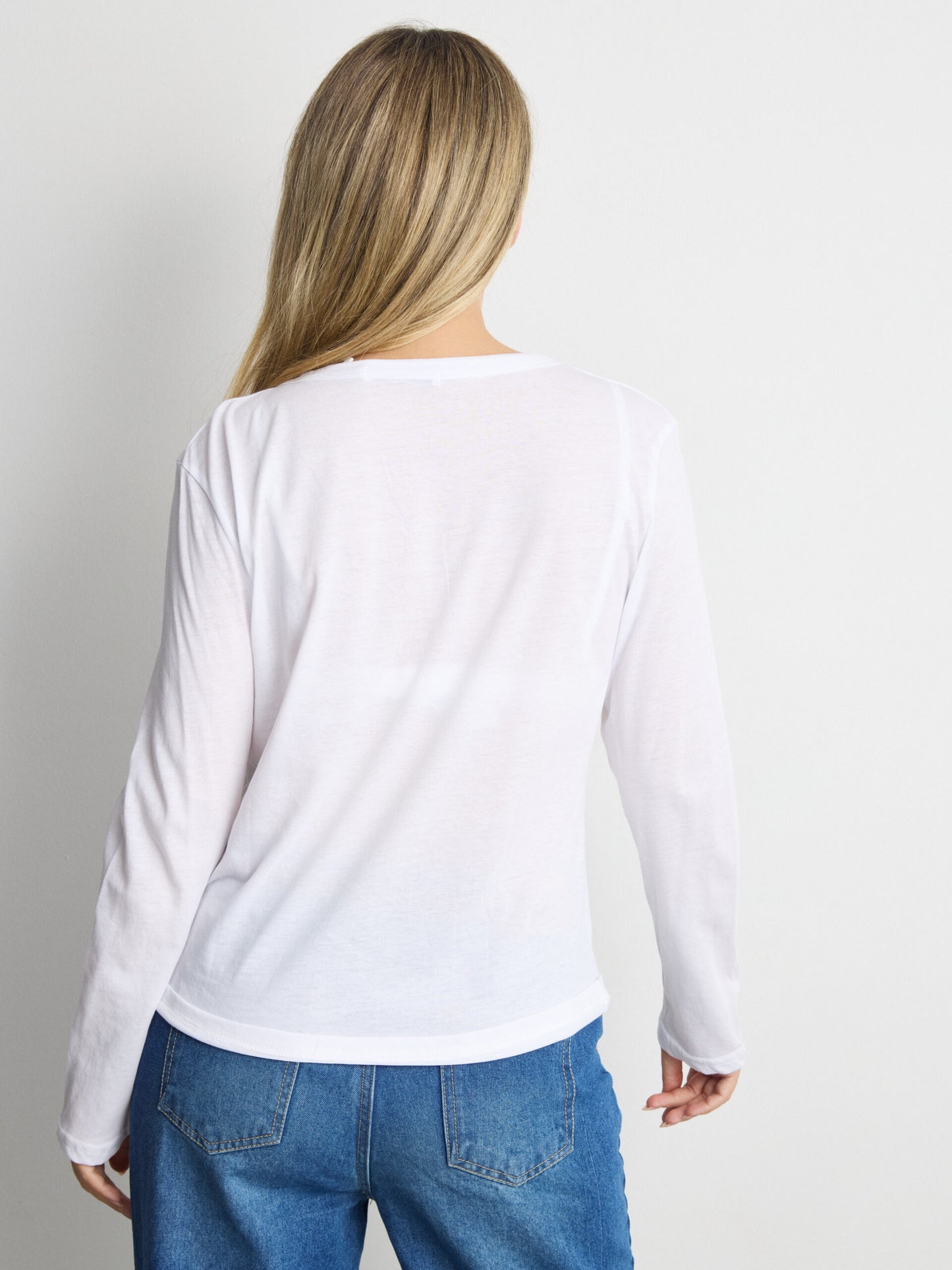 מכופתרת טריקו טולי | לבן