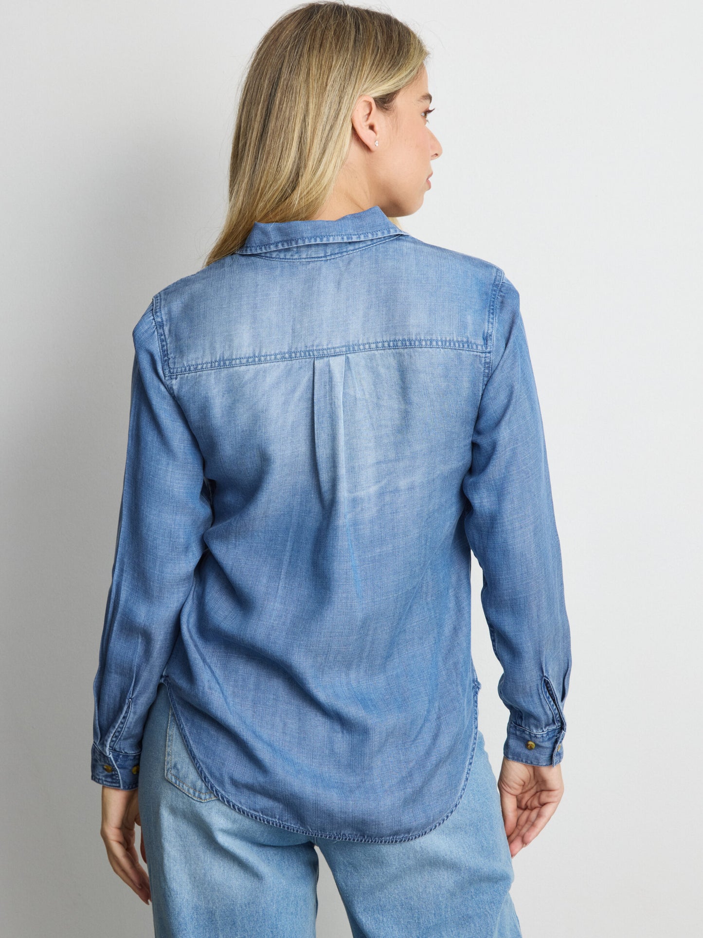 חולצה מכופתרת מנו | כחול