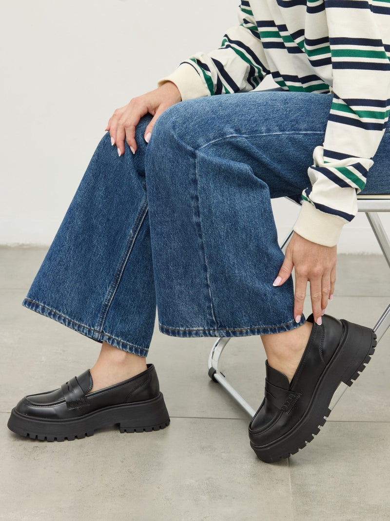 מוקסין פלטפורמה רונדו | שחור