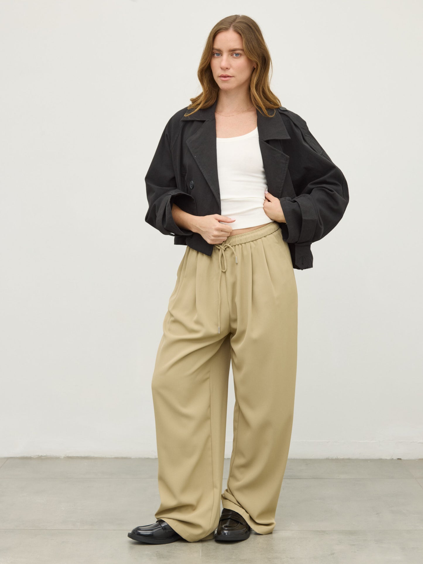 מכנסיים ארוכים זאק | בז'