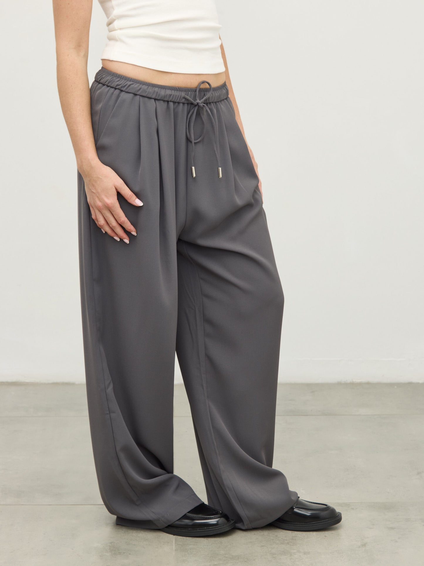 מכנסיים ארוכים זאק | אפור