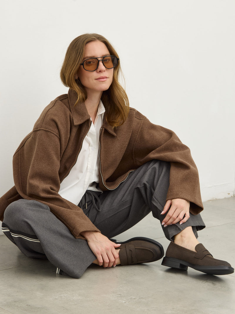 מוקסין דמוי זמש טוד | חום