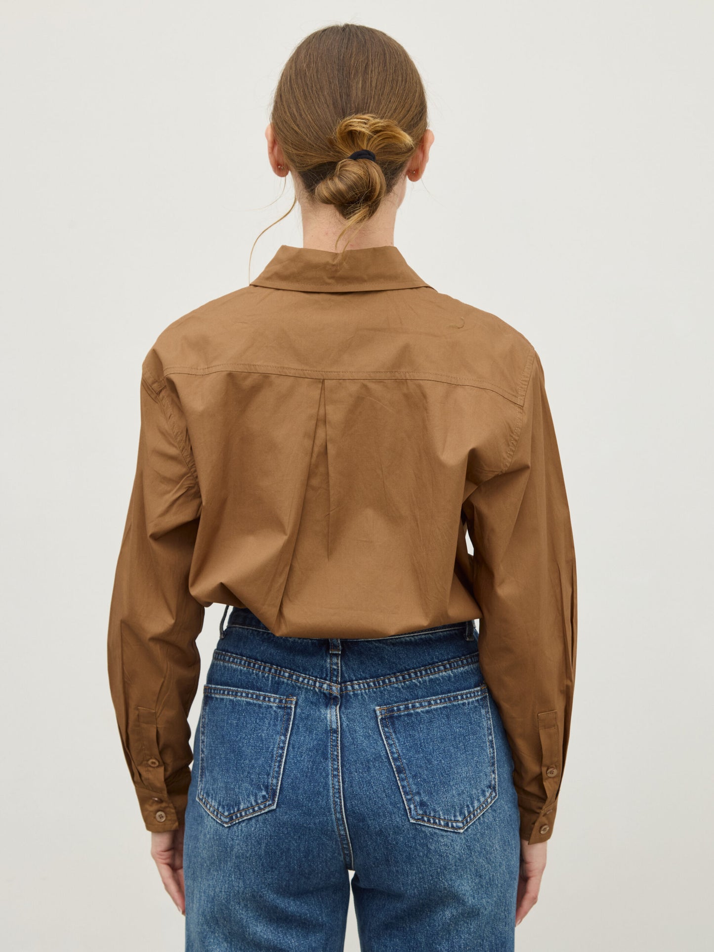 חולצה מכופתרת לונה | חאקי