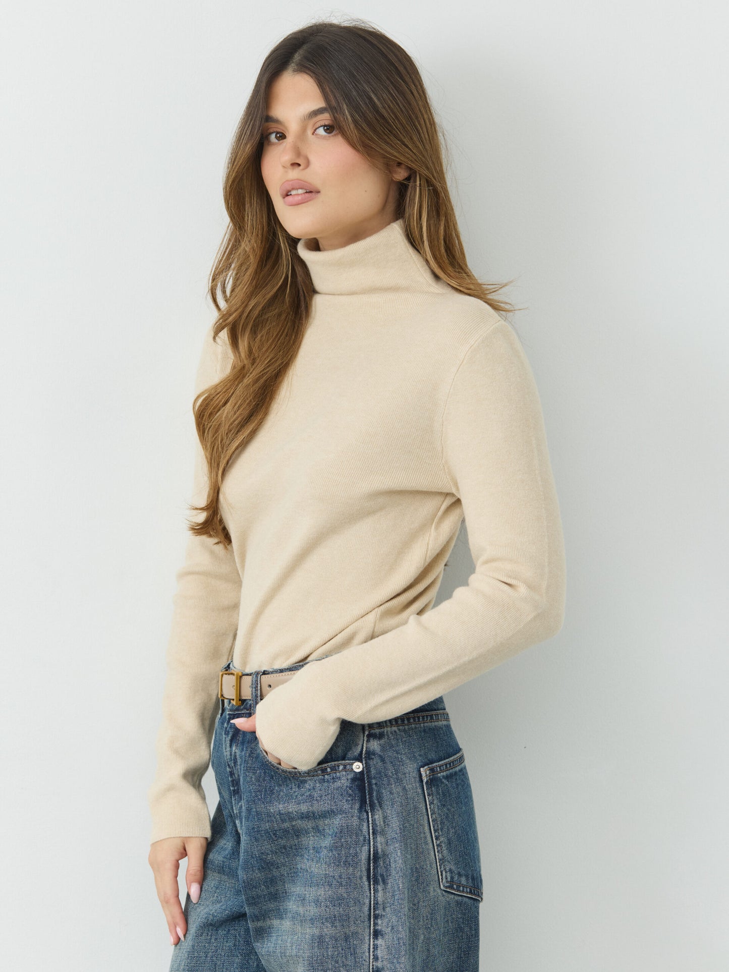 סריג גולף קורט | בז'