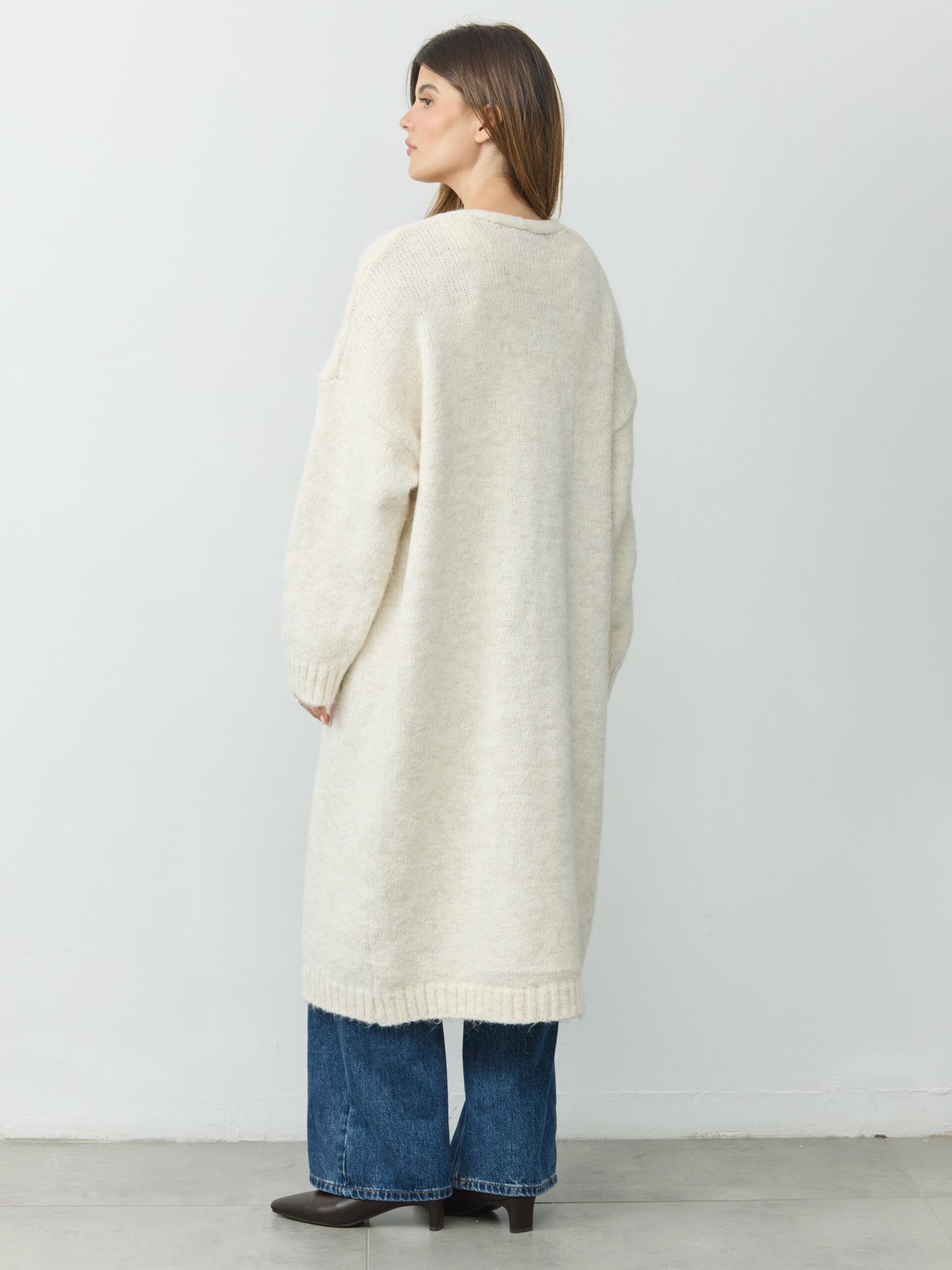 קרדיגן ארוך  מילה | בז'