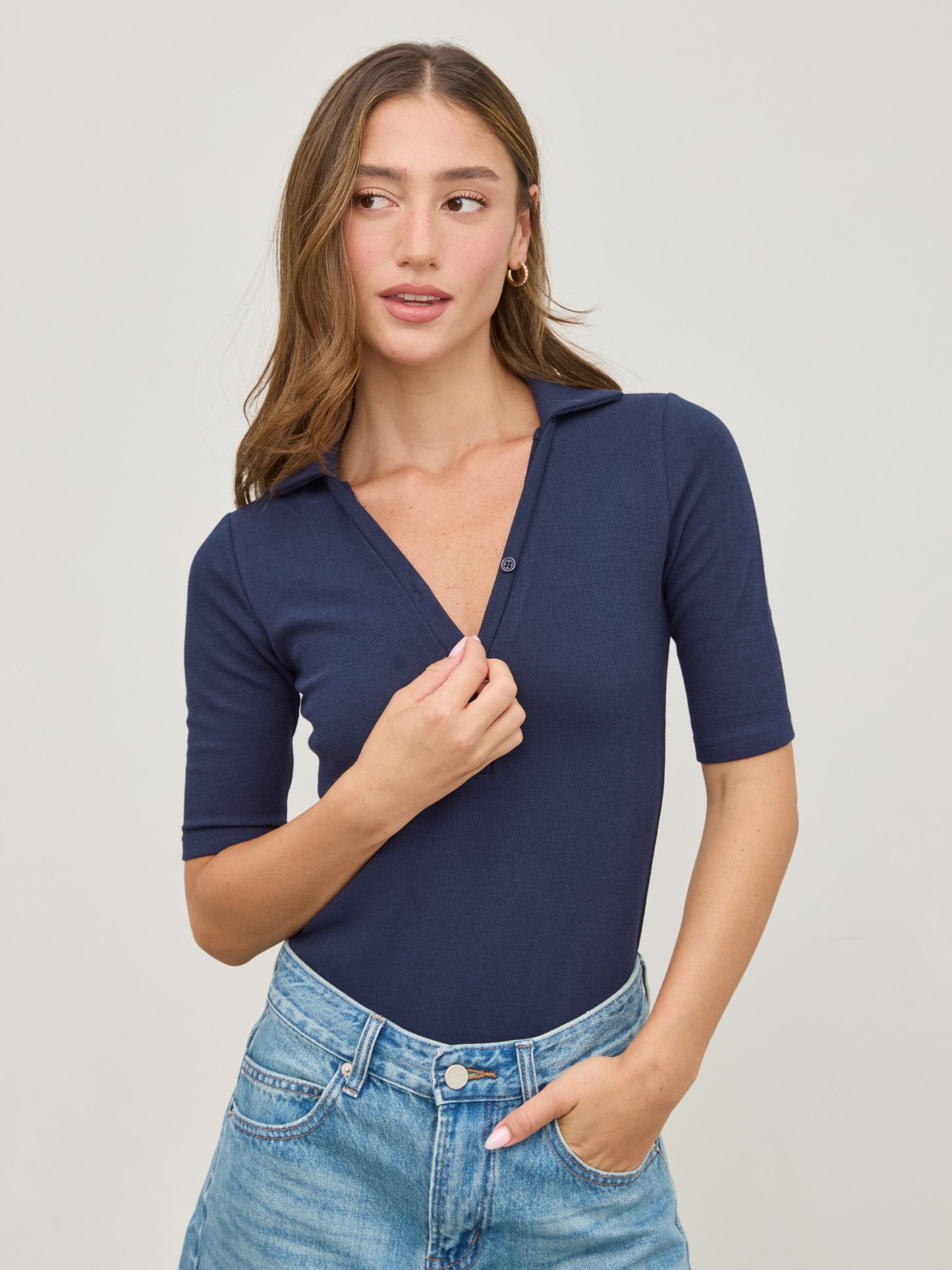 בגד גוף אלה | כחול