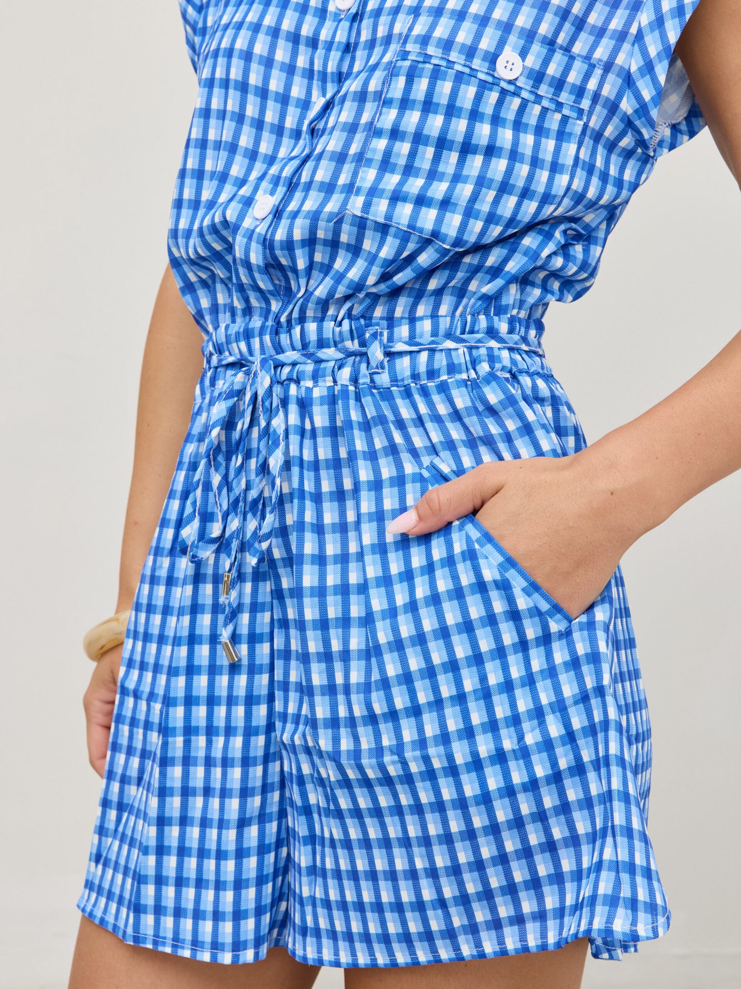 אוברול קשירה קרולינה | כחול