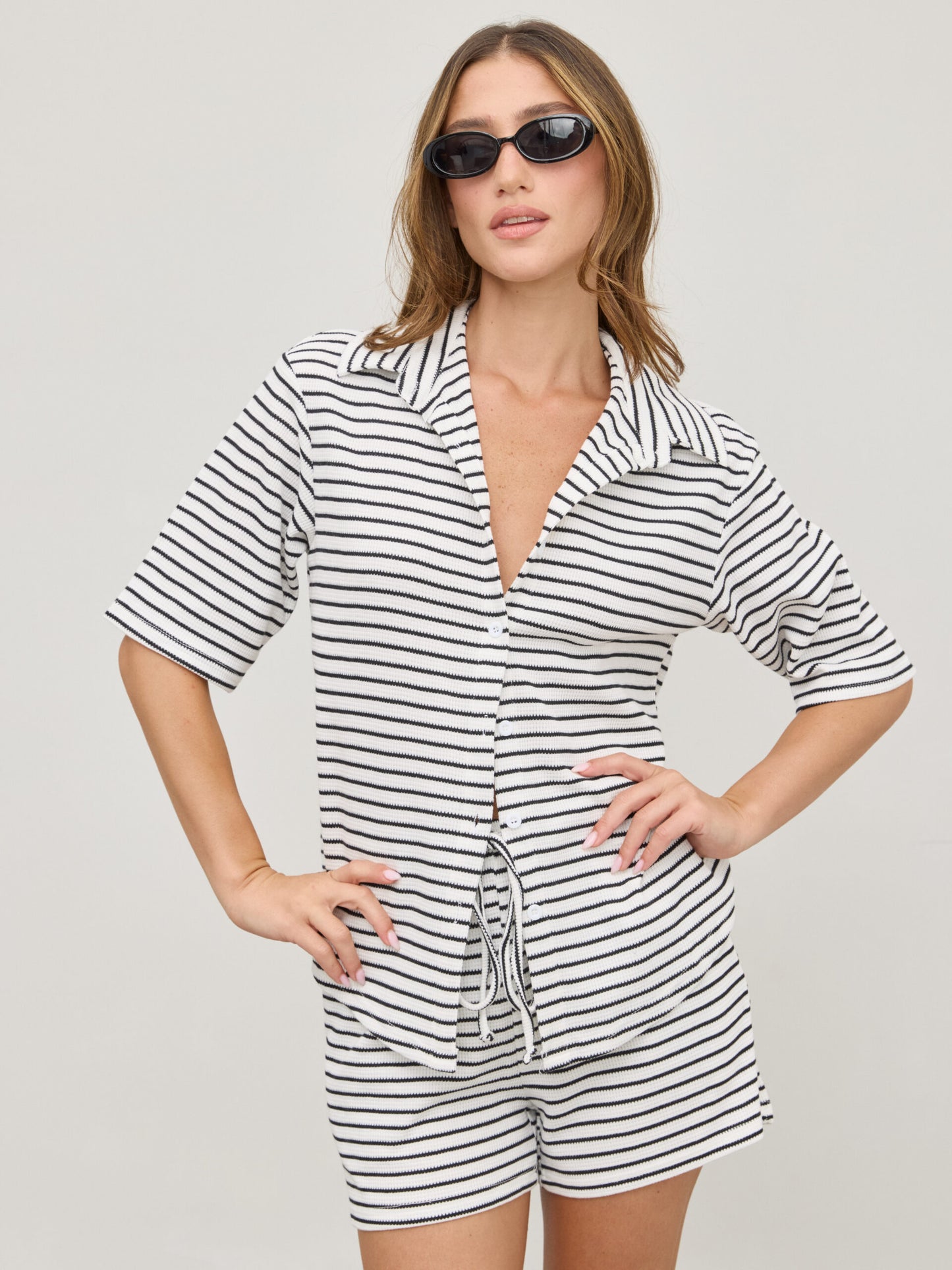 חליפת פסים רוסו | שחור