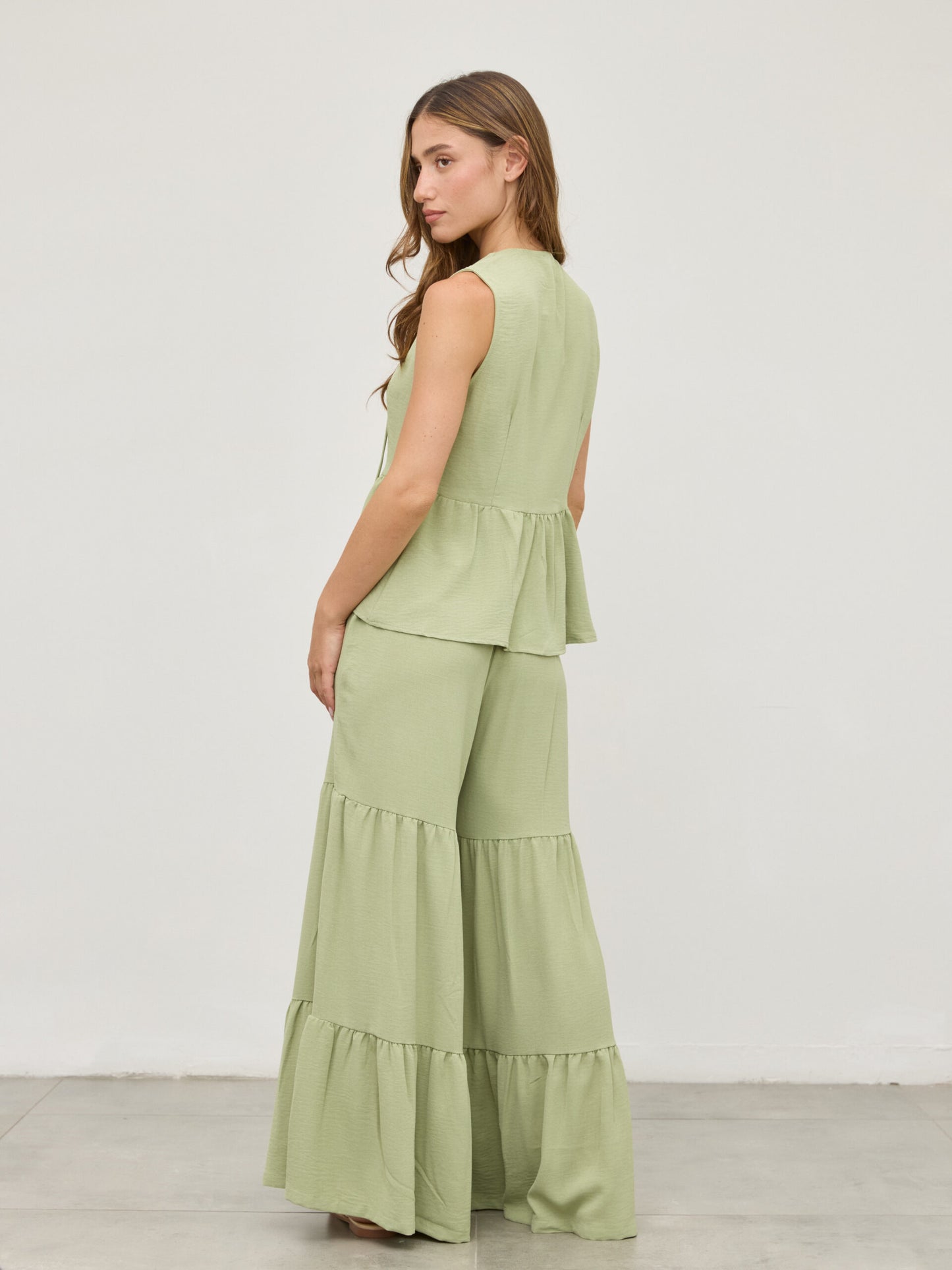 מכנסיים ארוכים לורן | ירוק