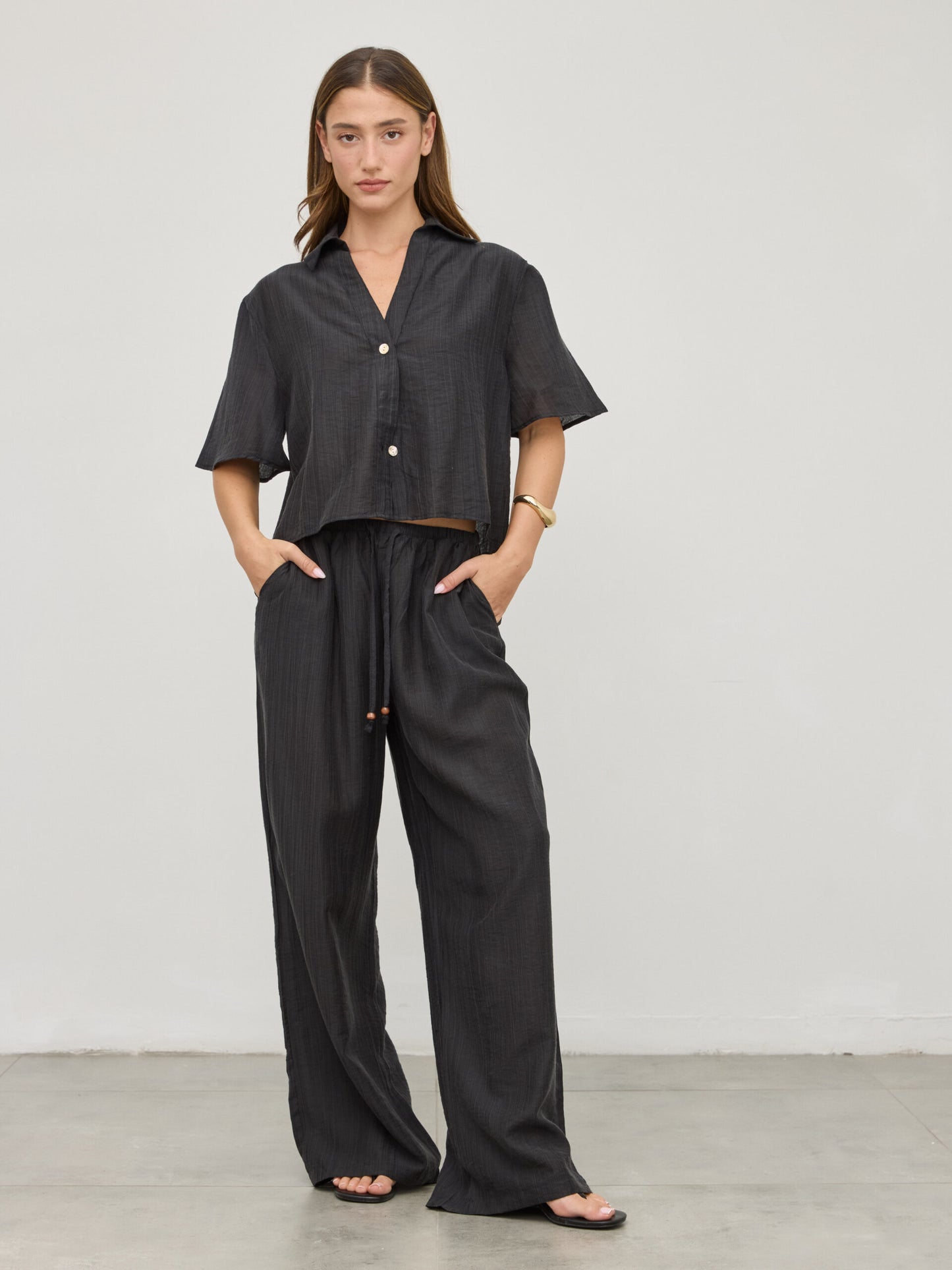 מכנסיים ארוכים נואר | שחור