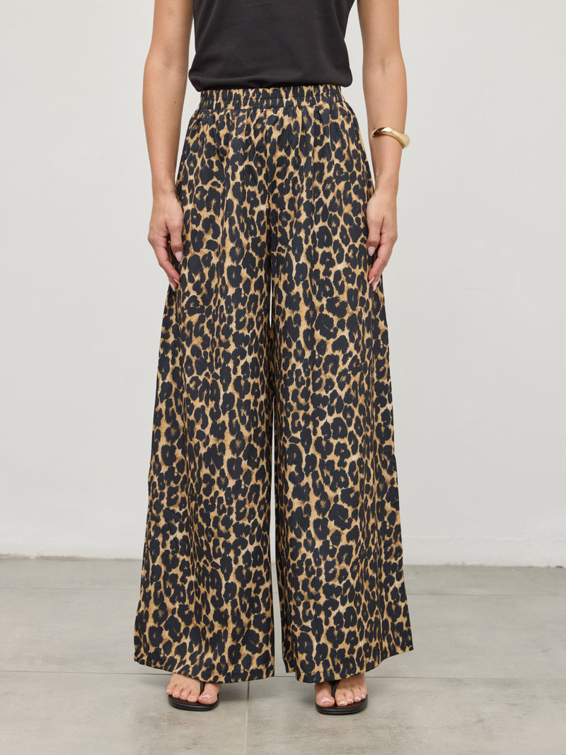 מכנסיים ארוכים הדפס מנומר דונטלה | מנומר