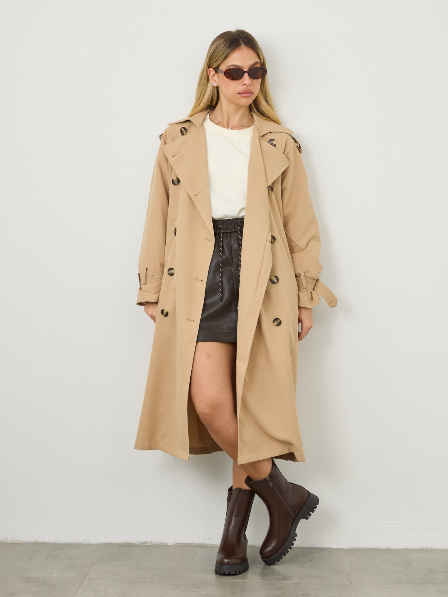 מגפוני סוליית טרקטור ריידר | חום