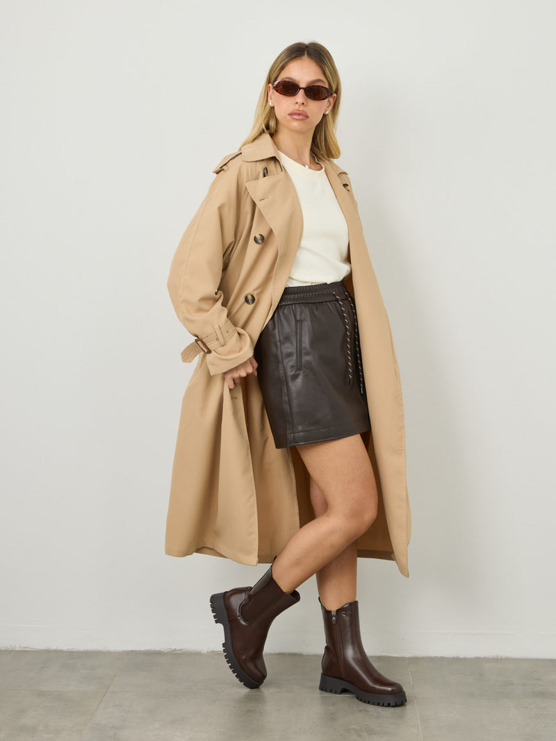 מגפוני סוליית טרקטור ריידר | חום