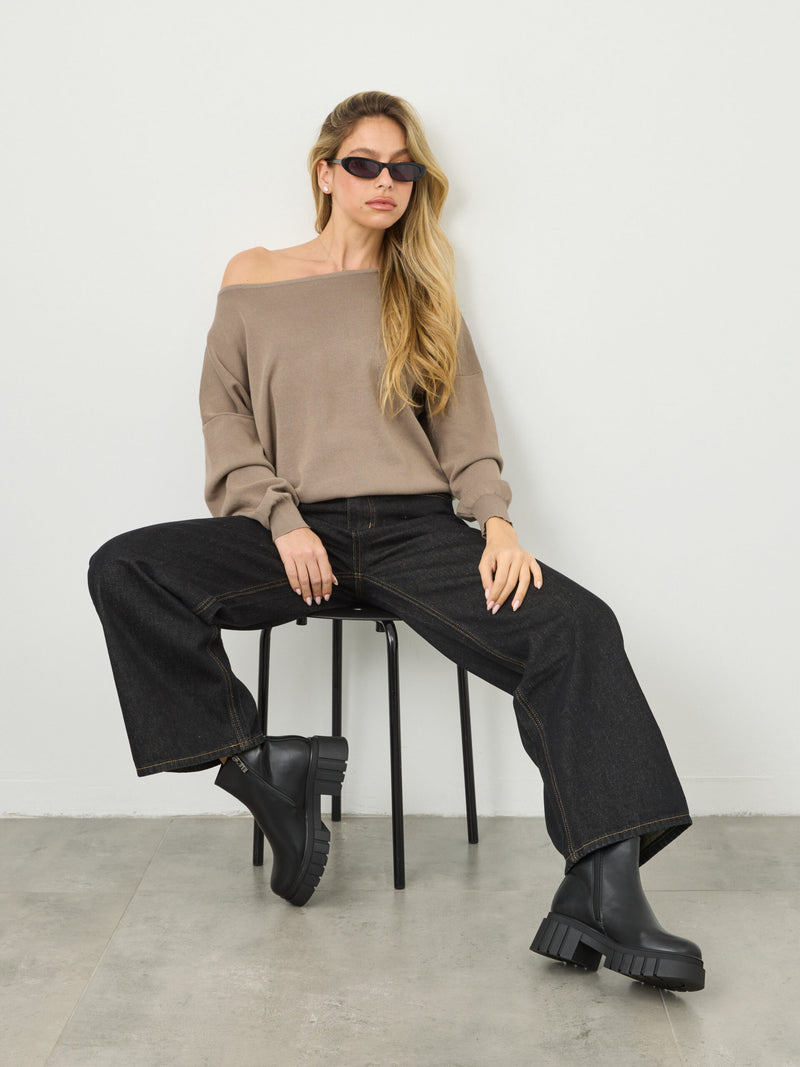 מגפוני סוליית טרקטור אייס | שחור