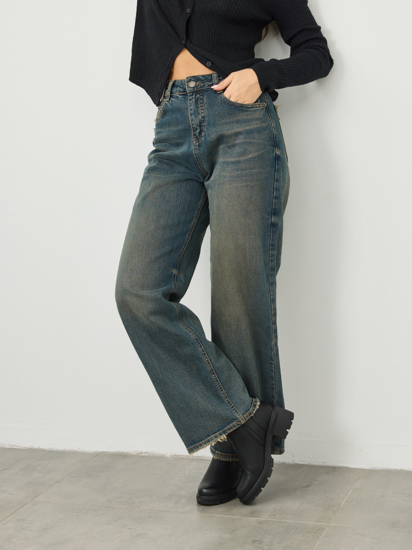 מגפוני סוליית טרקטור טנסי | שחור