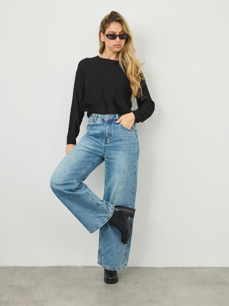 מגפוני עקב סוליית טרקטור דרלין | שחור