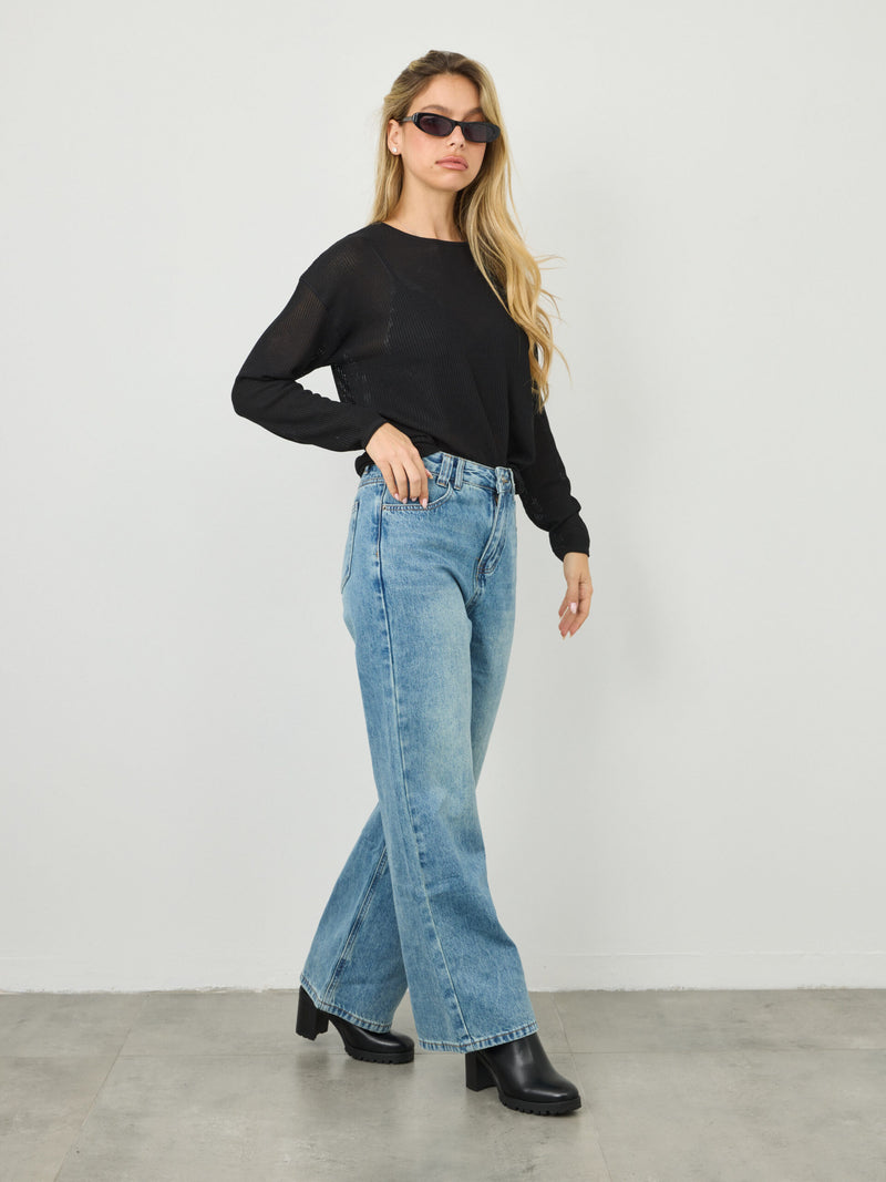 מכנסי ג'ינס טייט | כחול