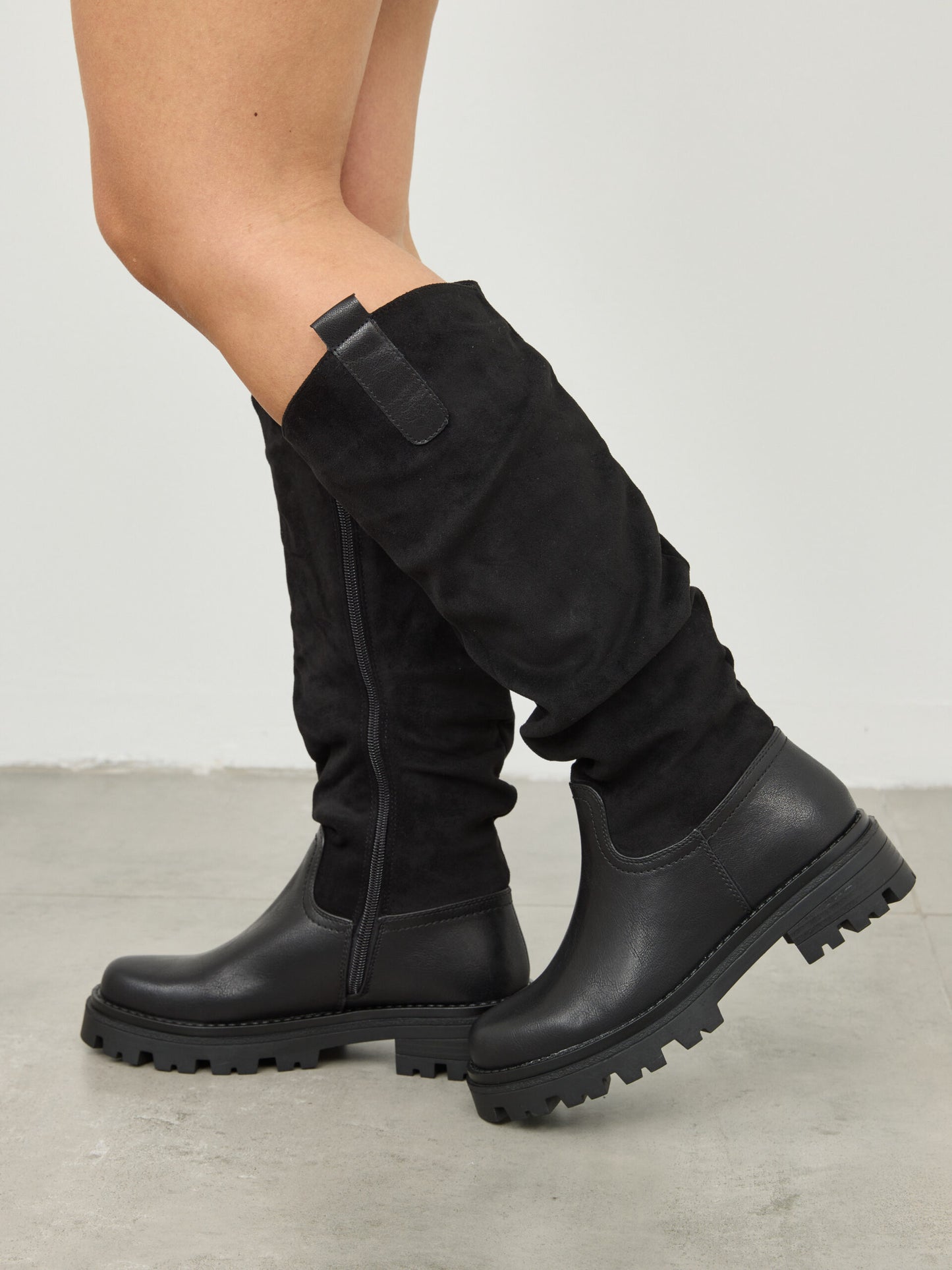 מגפי סוליית טרקטור ריין | שחור