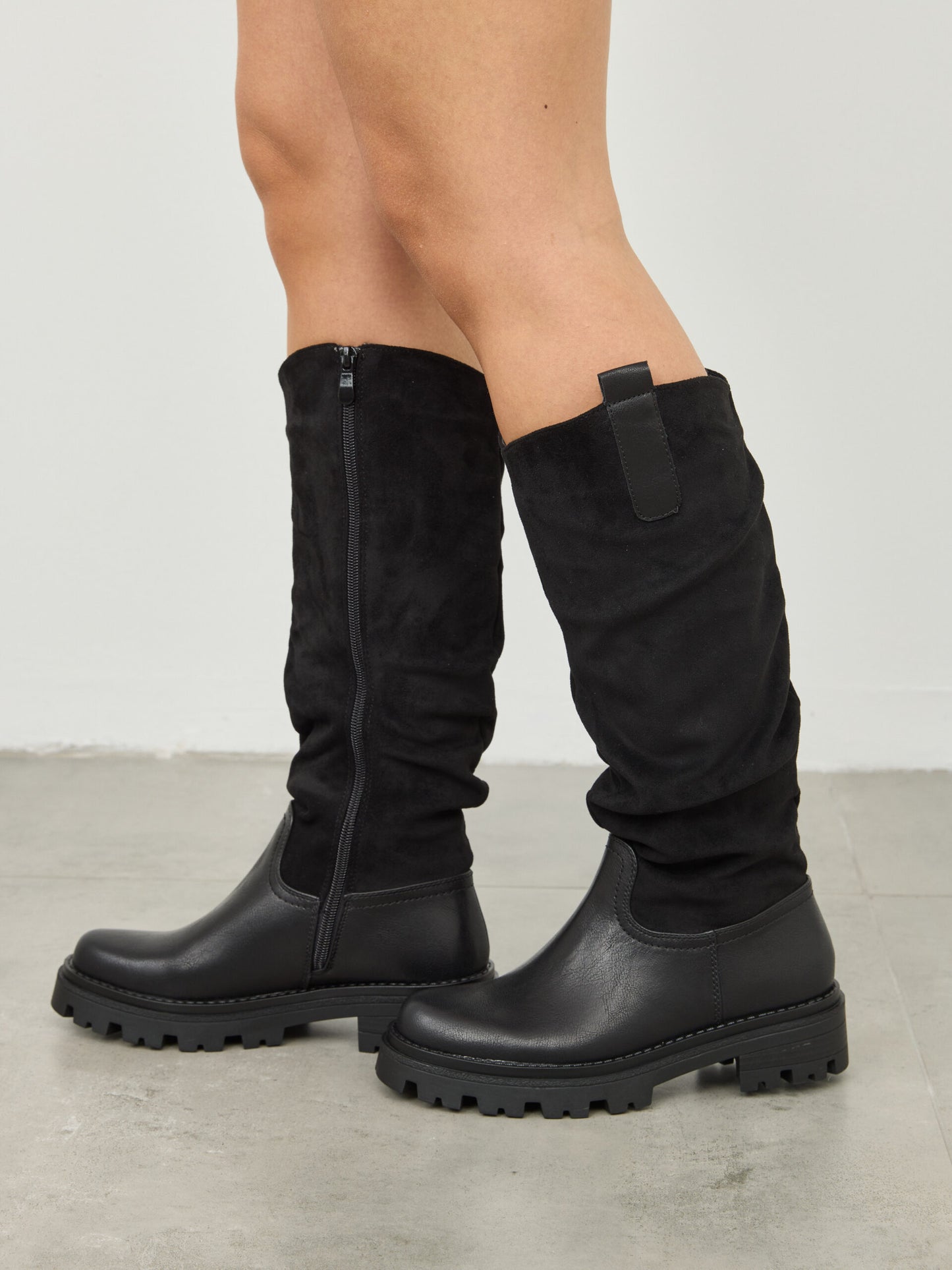 מגפי סוליית טרקטור ריין | שחור