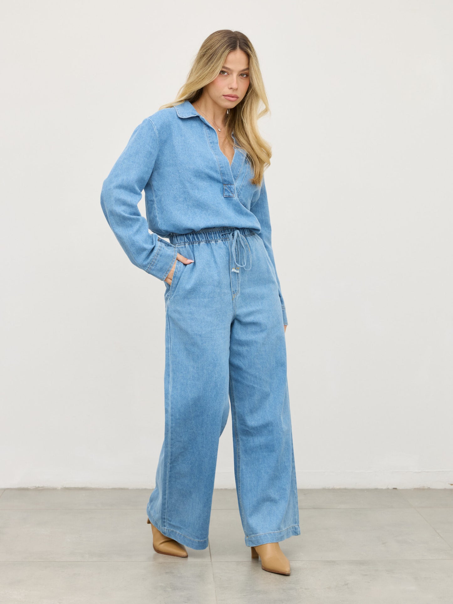 מכנסי ג'ינס מליסה | כחול