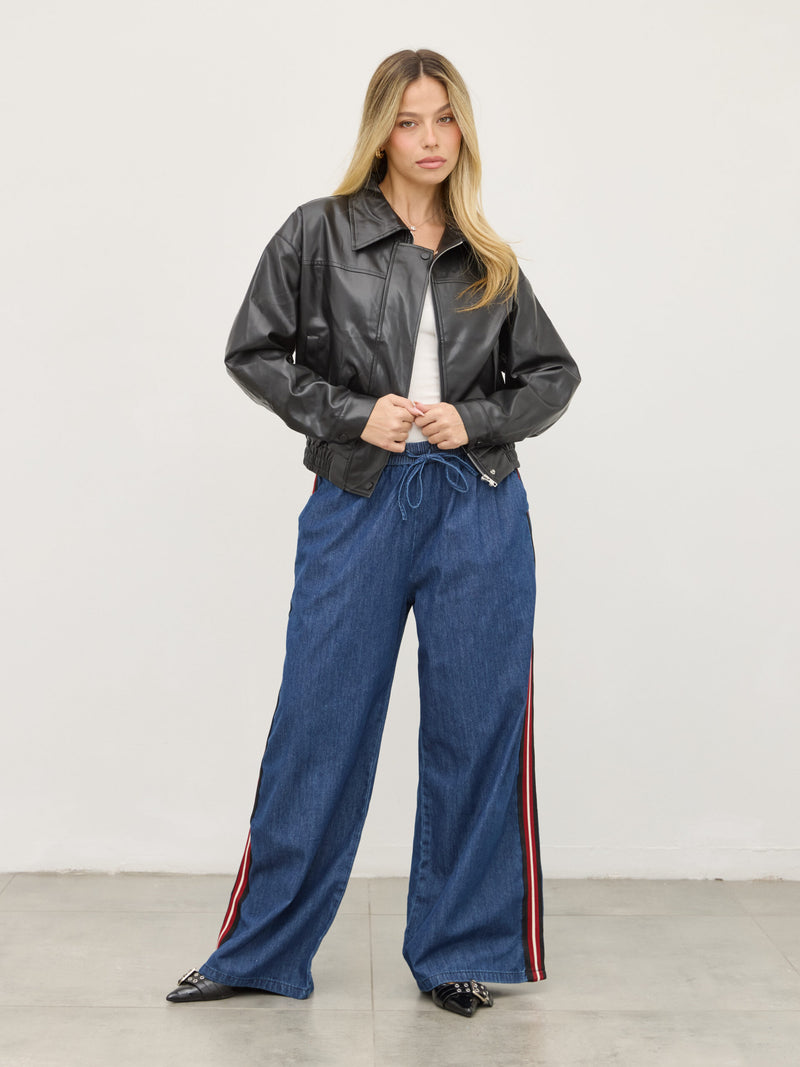 מכנסי ג'ינס ארוכים פלינט | כחול